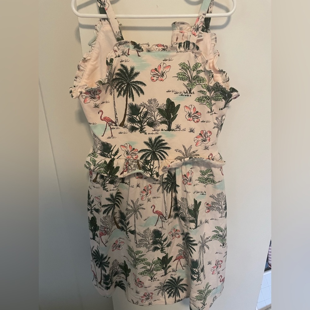 Janie and Jack flamingo tropical girls dress